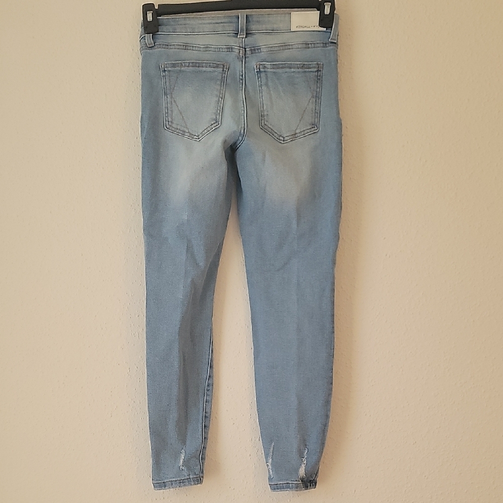 Kendall & Kylie Blue Skinny Jeans with Light Wash - Picture 2 of 7